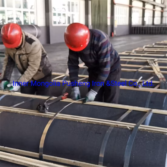 Produto de grafite com 5% de desconto no melhor fabricante RP HP UHP eletrodos de grafite para forno a arco siderúrgico